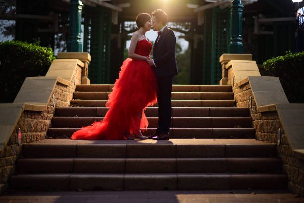 red engagement fashion photographer nyc